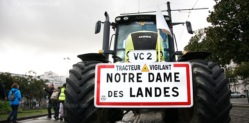 Notre-Dame-des-Landes: anti-aiport protest in Nantes